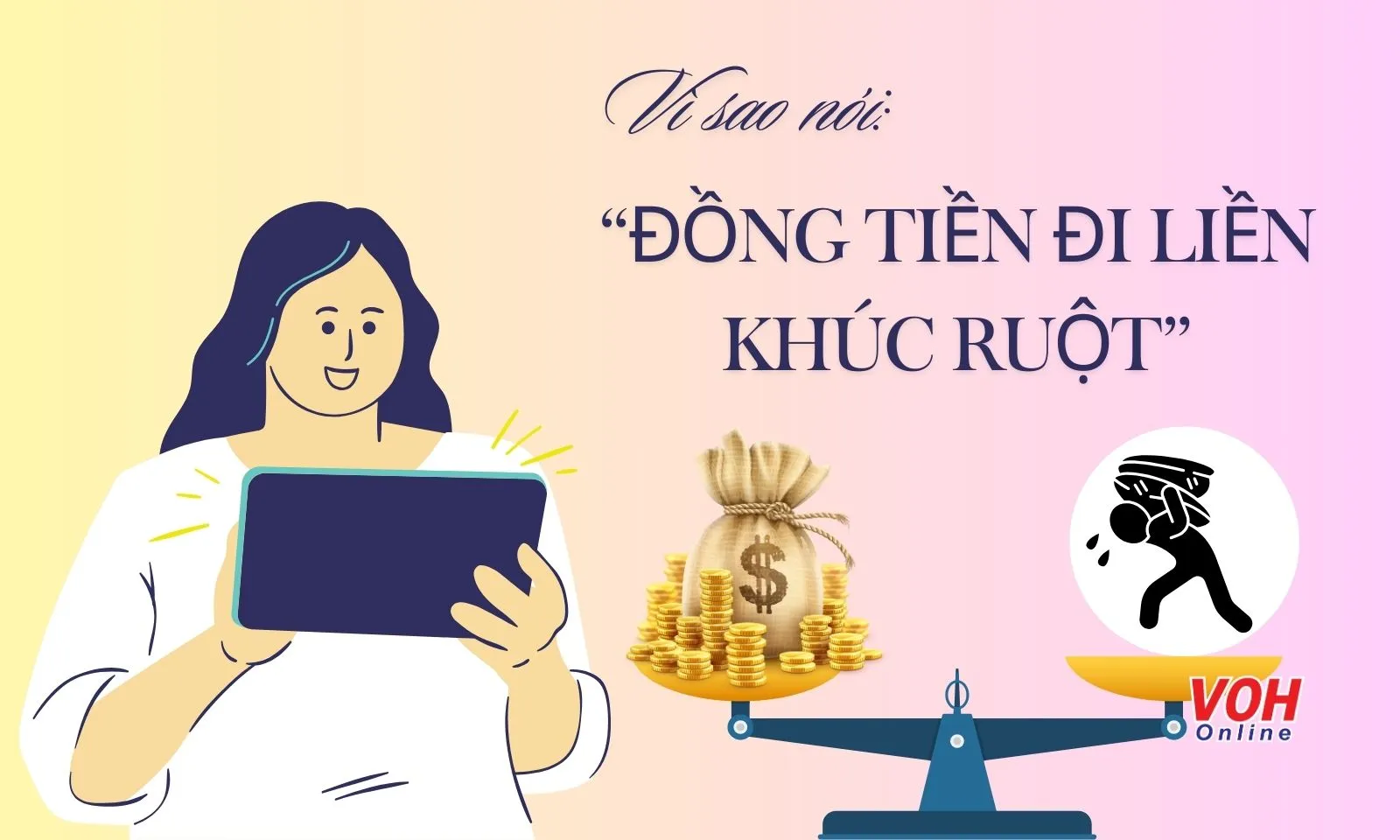 Ý nghĩa câu tục ngữ Đồng tiền đi liền khúc ruột