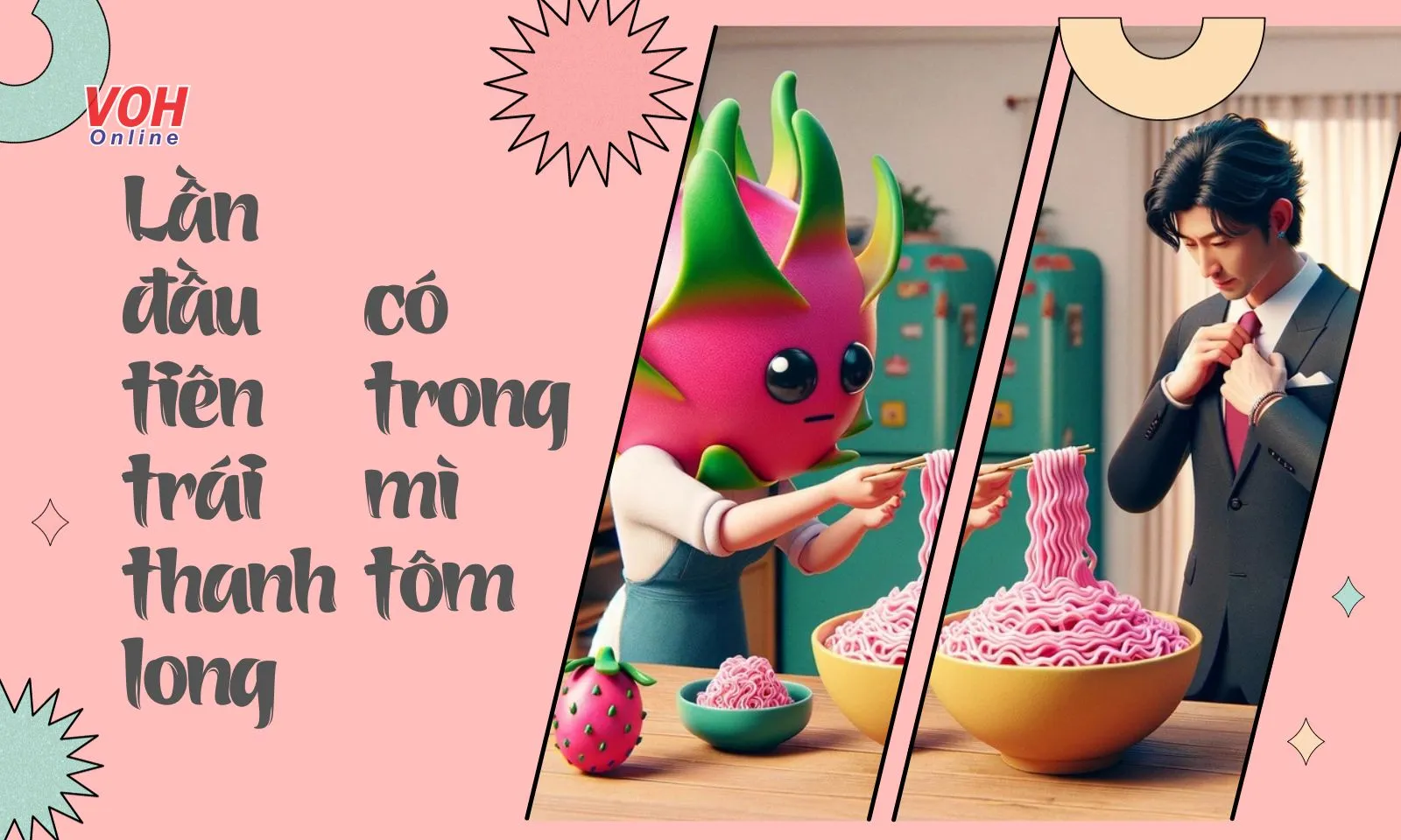 “Lần đầu tiên trái thanh long có trong mì tôm” là gì trên TikTok?