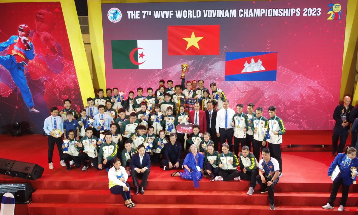 Bế mạc giải vô địch Vovinam thế giới 2023