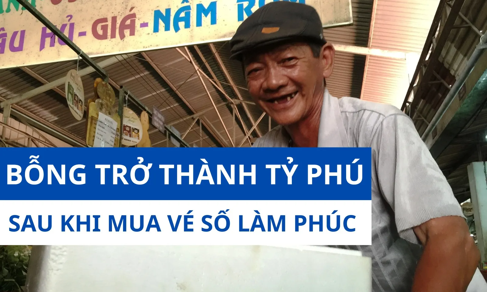 Bỗng trở thành tỷ phú nhờ mua vé số làm phúc