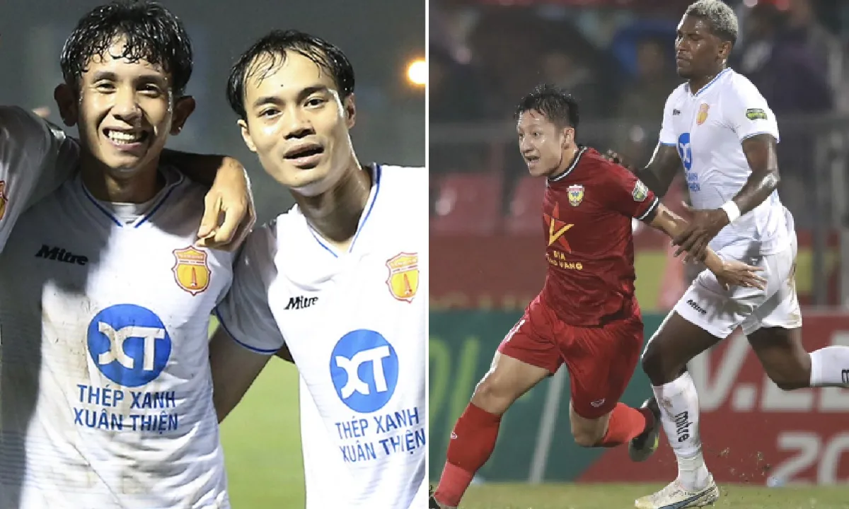 Kết quả V-League Hà Tĩnh vs Nam Định: Văn Toàn và Hồng Duy giúp đội bóng thành Nam bay cao