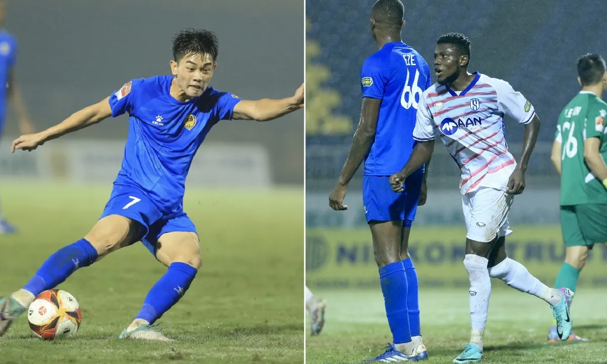 Kết quả V-League SLNA vs Quảng Nam: Đình Bắc tỏa sáng trong trận hòa có 8 bàn thắng