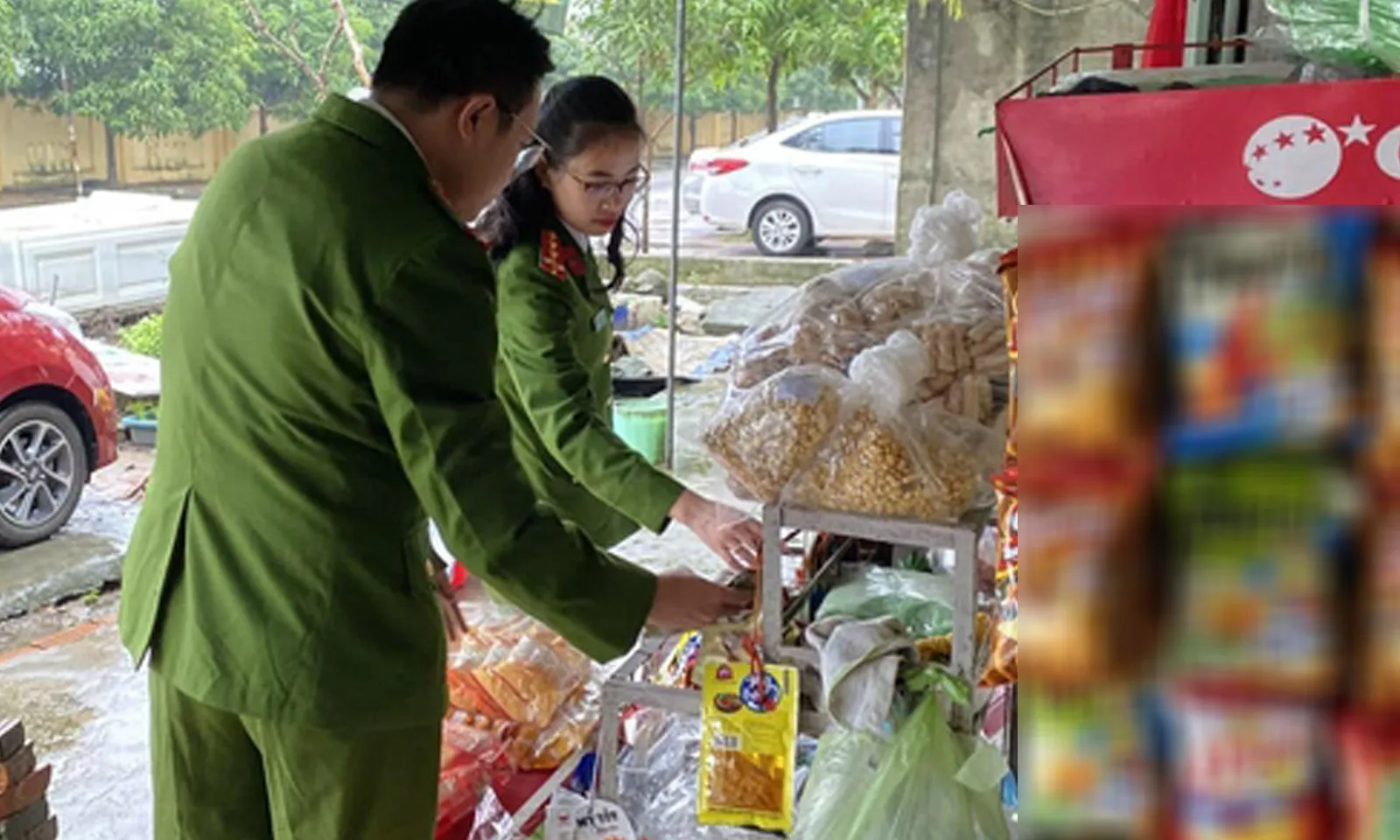 Vụ học sinh ngộ độc vì ăn kẹo lạ: Thu giữ gần 5000 gói bánh kẹo không nhãn mác