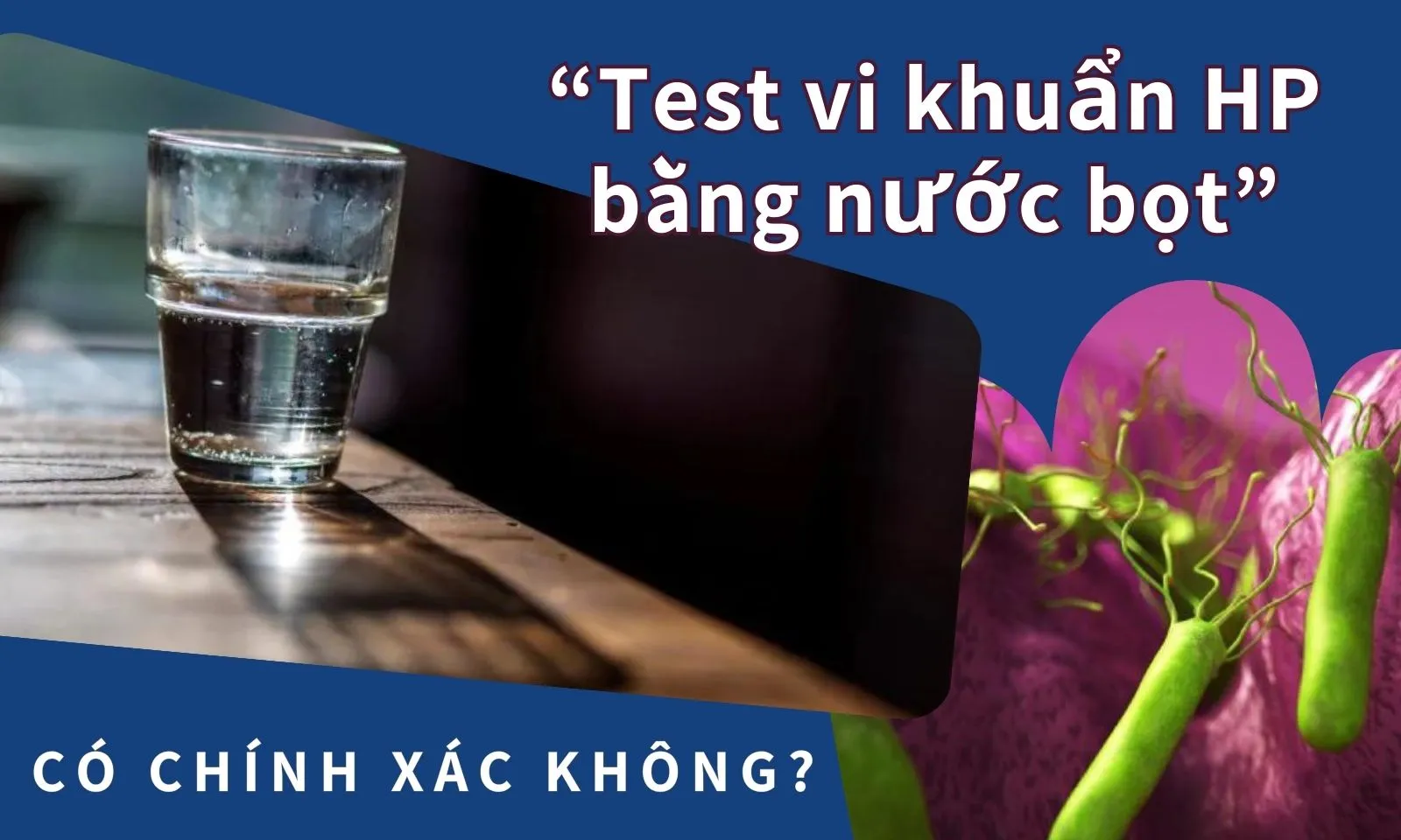 “Test vi khuẩn HP bằng nước bọt”: Phản khoa học, mất vệ sinh