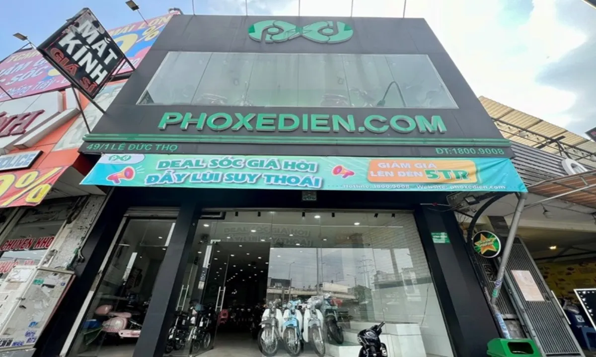 Nhiều xe điện của hệ thống phoxedien.com có dấu hiệu vi phạm bị tạm giữ