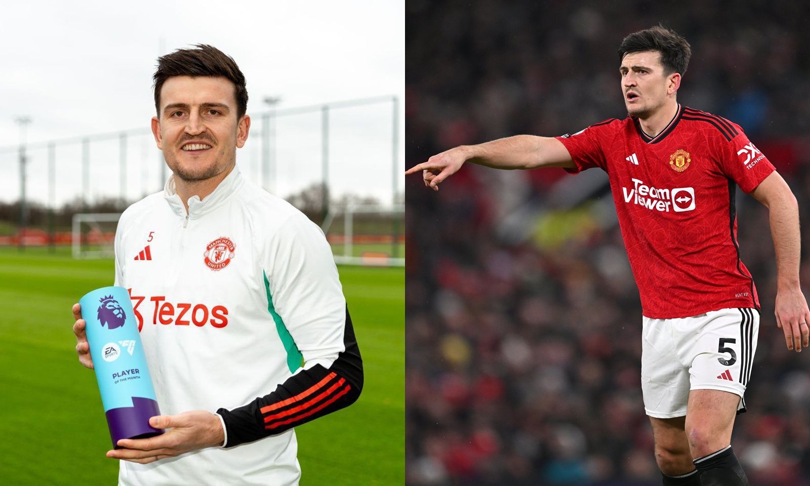 Harry Maguire tái lập kỳ tích của Nemanja Vidic