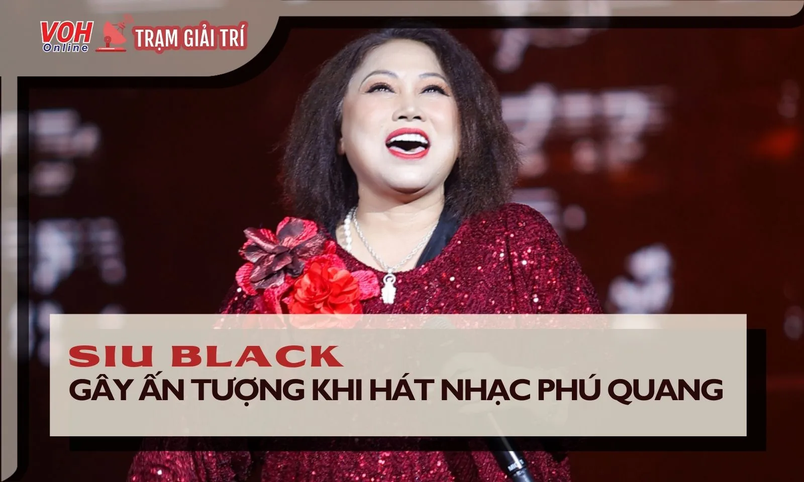 Khán giả bất ngờ khi nghe Siu Black hát nhạc Phú Quang