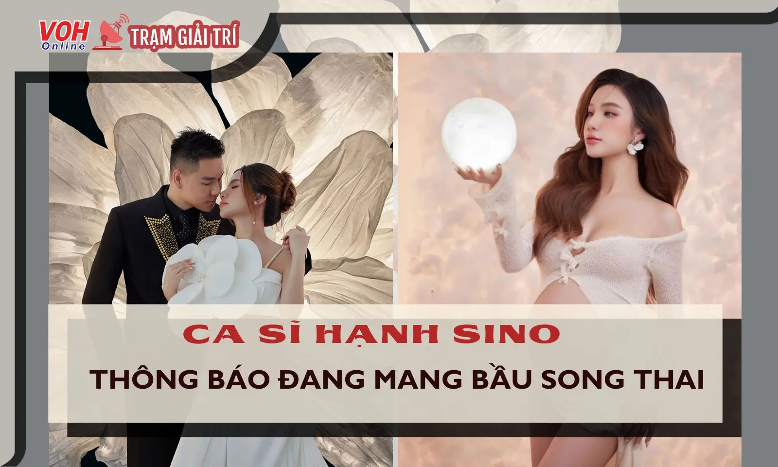 Hạnh Sino khoe nhan sắc rạng rỡ cuối thai kỳ