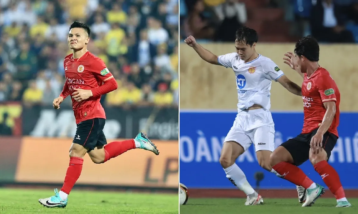 Kết quả V-League Nam Định vs Công An Hà Nội: Quang Hải ghi bàn, nhà ĐKVĐ vẫn rơi chiến thắng