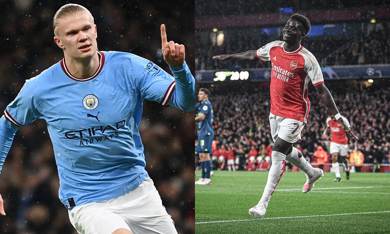 Arsenal, Man City sở hữu hàng công khủng nhất Cúp C1