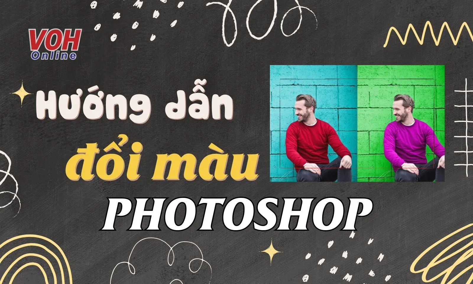 Cách đổi màu trong Photoshop nhanh nhất, dễ nhất