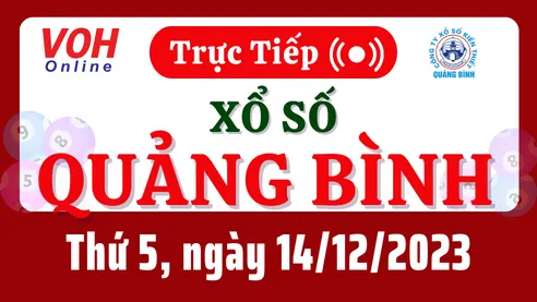 XSQB 14/12 - Kết quả xổ số Quảng Bình hôm nay thứ 5 ngày 14/12/2023
