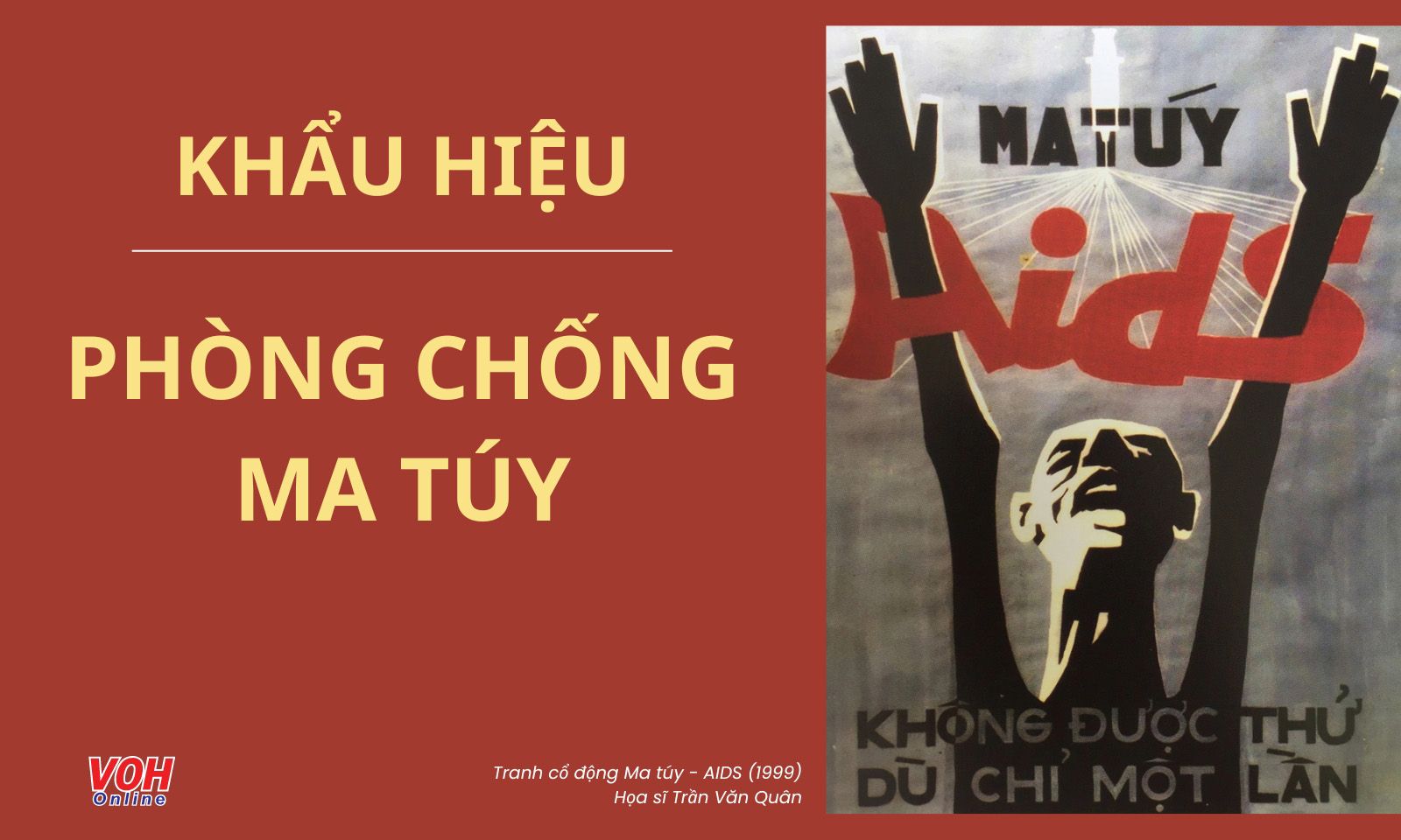96 khẩu hiệu phòng chống ma túy