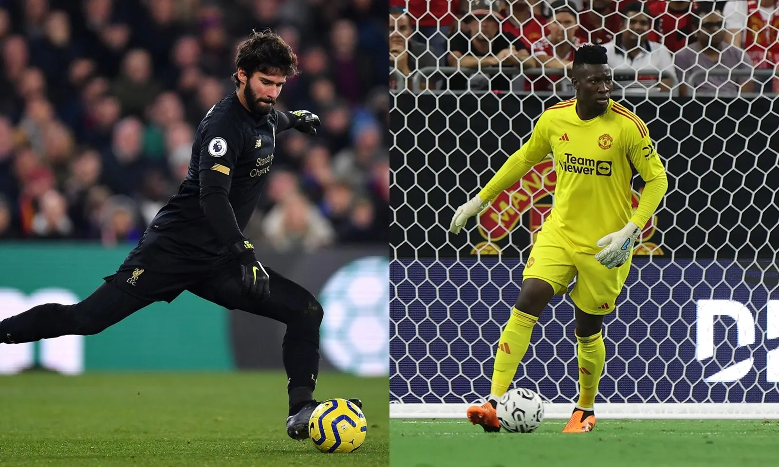 So sánh thống kê Alisson Becker và Andre Onana: Ai mới là thủ môn chơi chân đúng nghĩa?