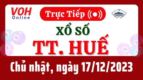 XSTTH 17/12 - Kết quả xổ số Thừa Thiên Huế hôm nay chủ nhật ngày 17/12/2023