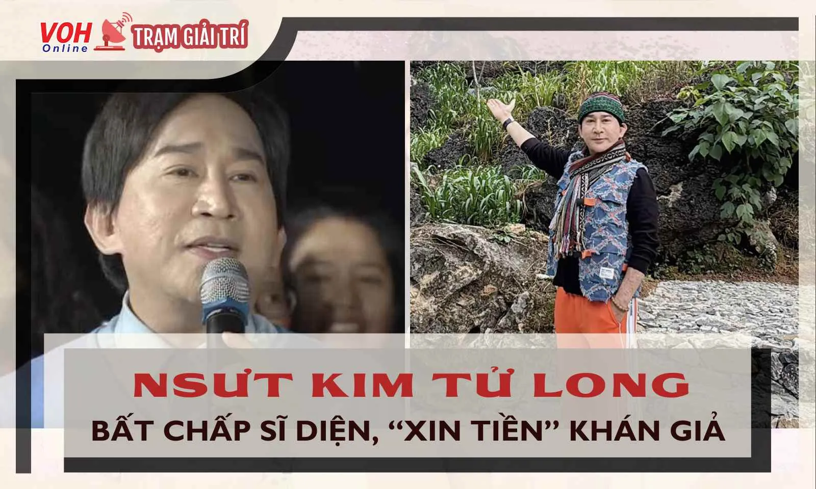 NSƯT Kim Tử Long: Mình quên đi cái sĩ diện là một người nghệ sĩ, bất chấp luôn