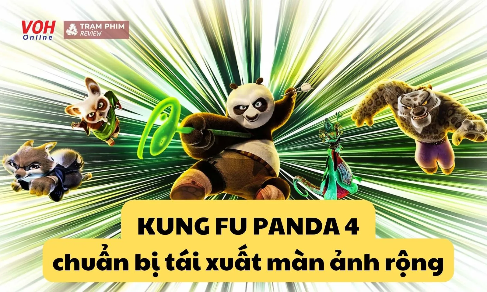 Kung Fu Panda 4 hứa hẹn khuynh đảo màn ảnh rộng năm 2024