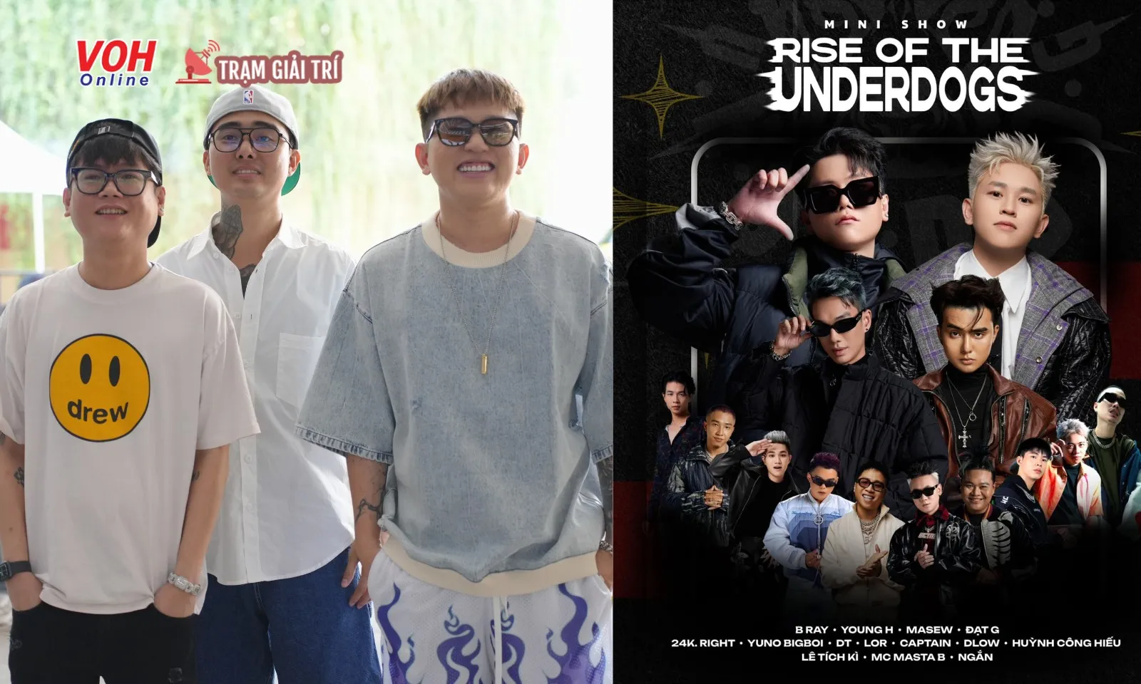 B Ray tái hợp Young H tổng duyệt minishow, Underdog team sẵn sàng trên sân khấu