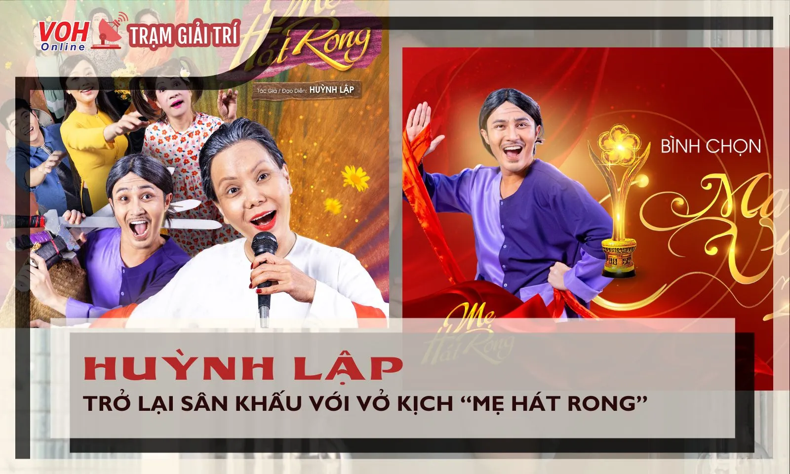Huỳnh Lập trở lại sân khấu sau 5 năm vắng bóng