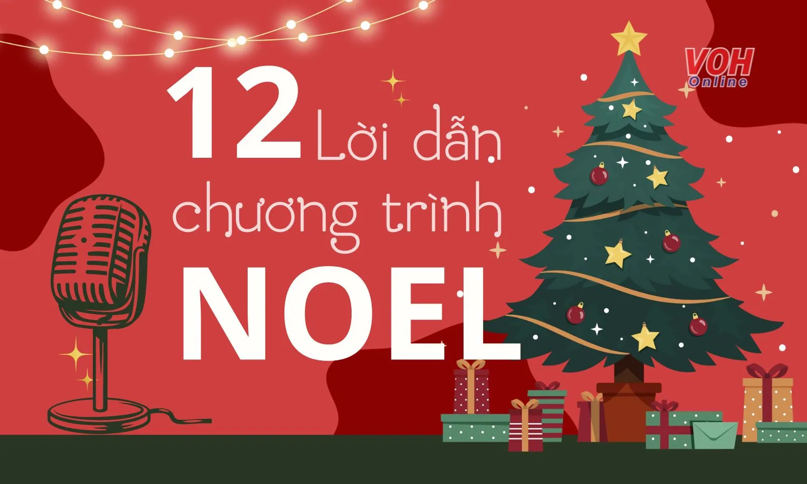 Gợi ý 12 mẫu lời dẫn chương trình Noel hay nhất