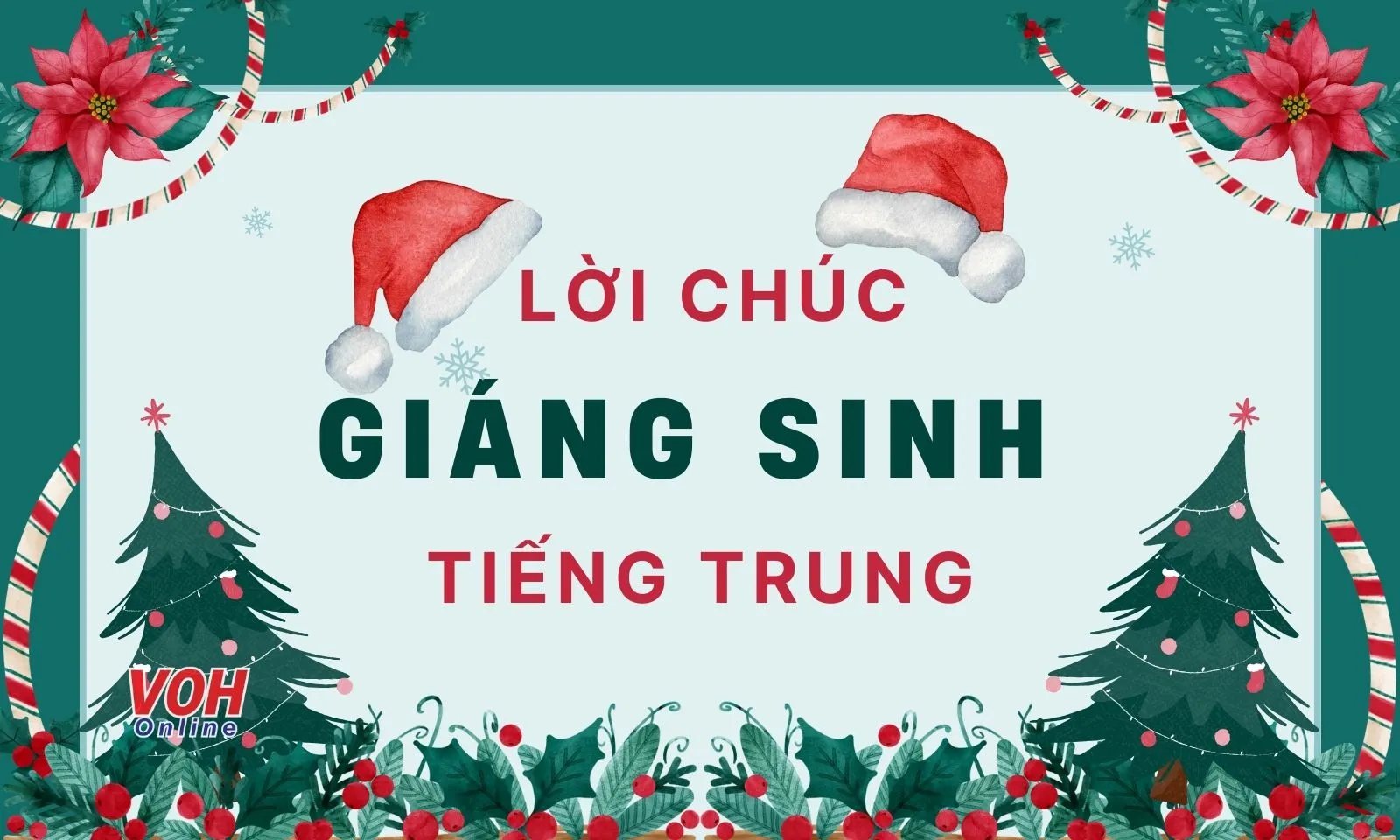 Lời chúc mừng Giáng sinh tiếng Trung ấm áp, an lành