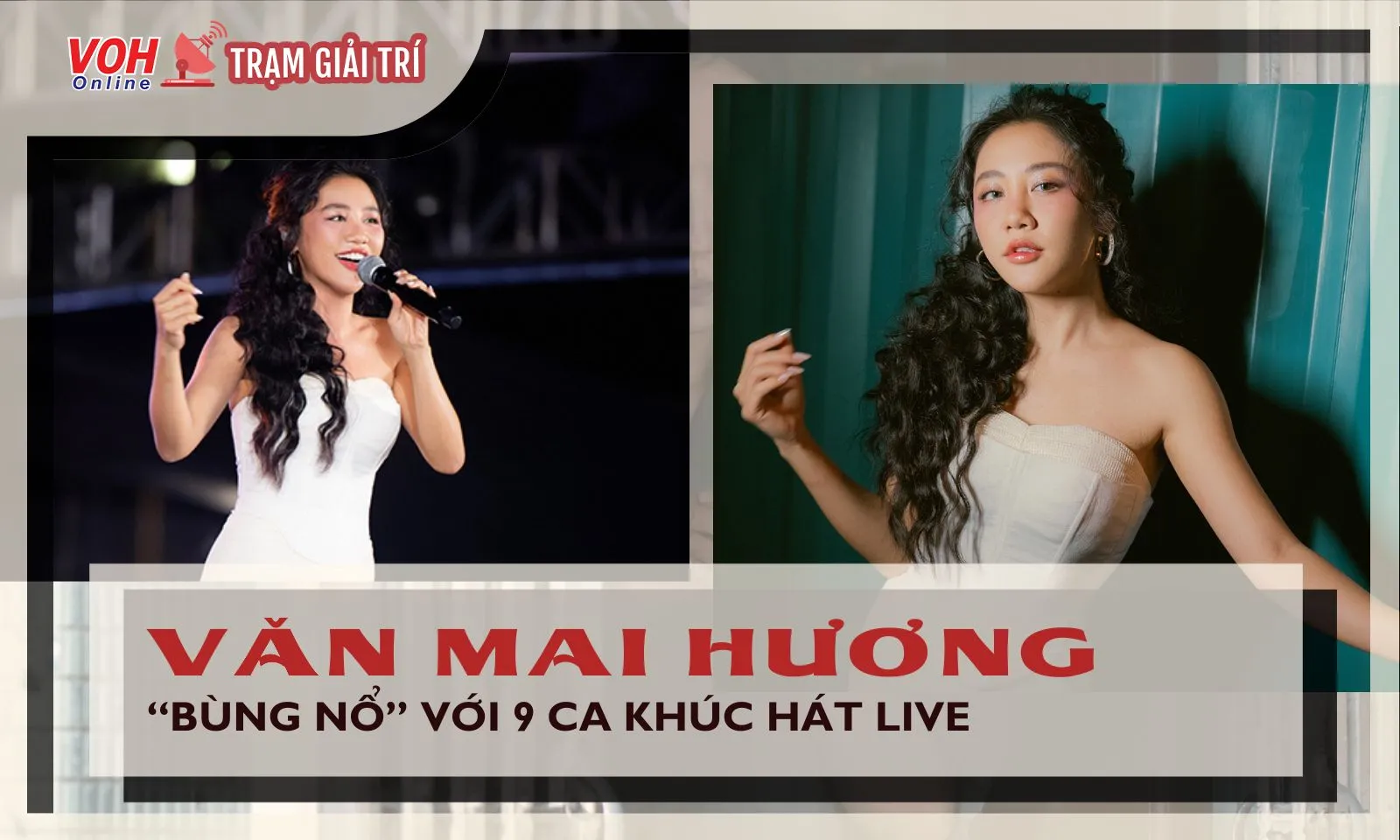 Văn Mai Hương khiến khán giả quốc tế trầm trồ với màn hát live 9 bản hit đình đám