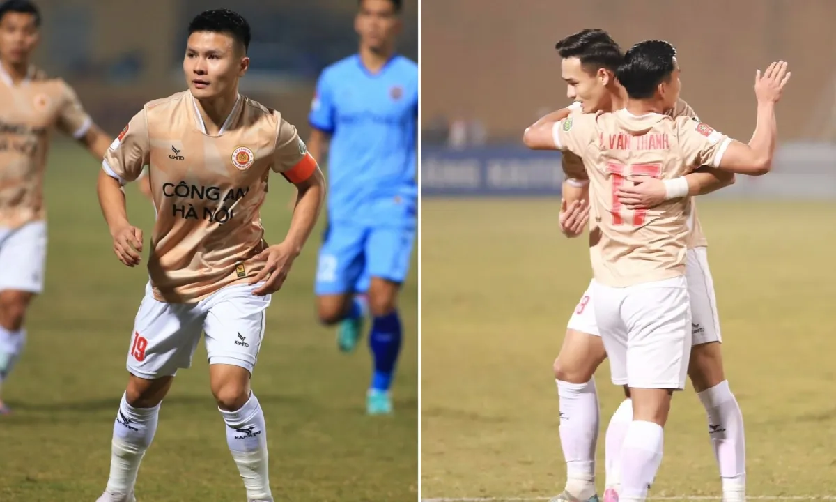 Kết quả V-League Công An Hà Nội vs Bình Dương: Quang Hải và Tấn Tài giúp ĐKVĐ tình lại niềm vui