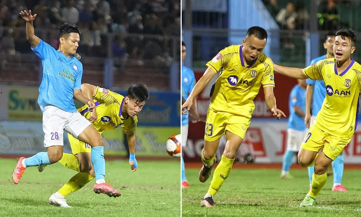 Kết quả V-League Khánh Hòa vs SLNA: Đội bóng xứ Nghệ tạm xa khu vực cầm đèn đỏ