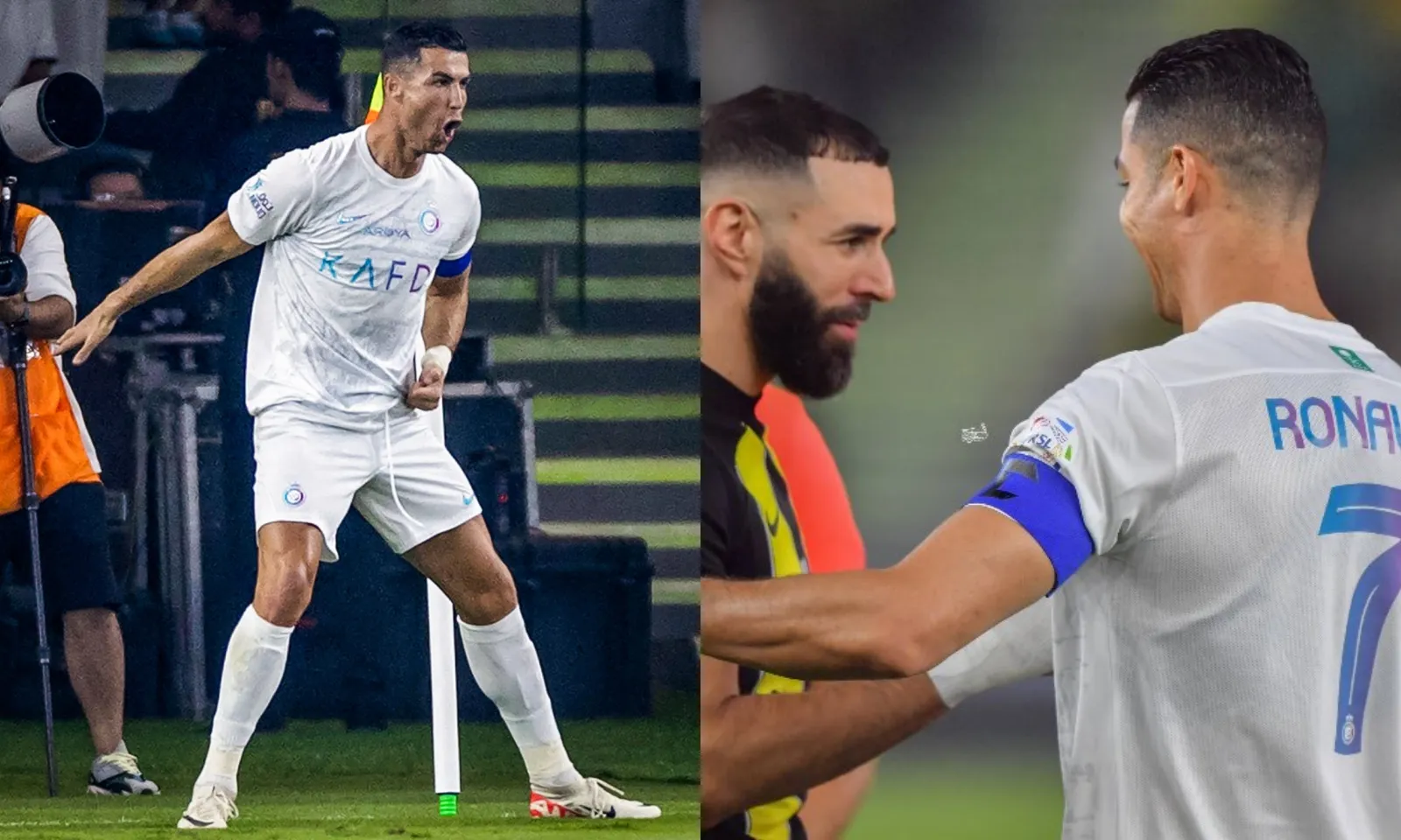 Benzema kiến tạo cho Ronaldo trở thành vua phá lưới thế giới, Al Nassr vùi dập Al Ittihad