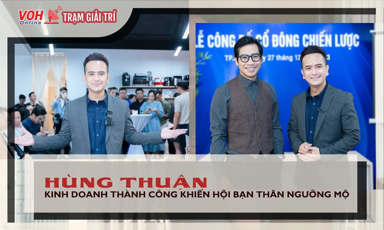Hùng Thuận lấn sân lĩnh vực thời trang, khả năng biến hóa trong kinh doanh khiến hội bạn showbiz ngưỡng mộ