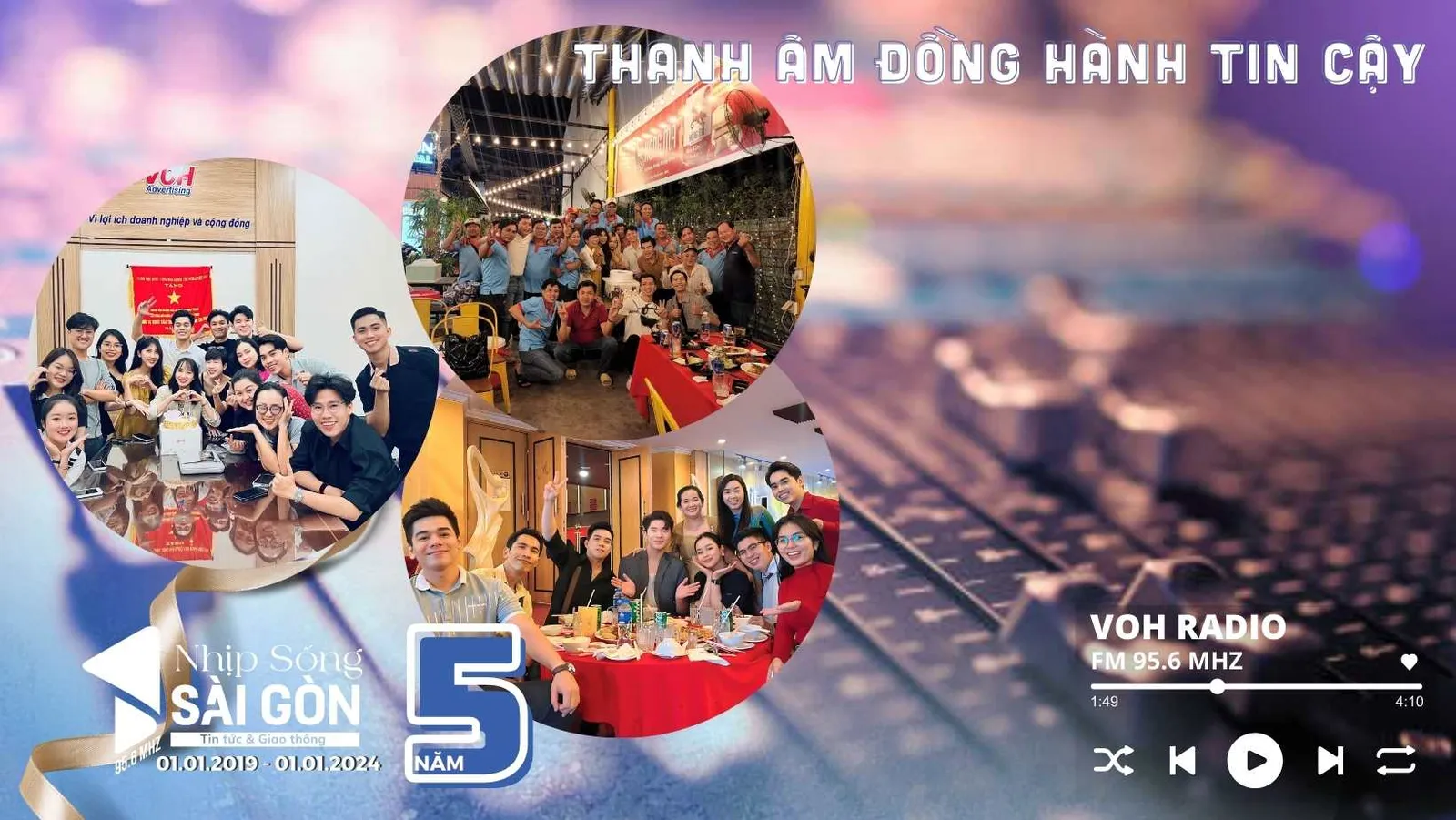 Nhịp Sống Sài Gòn: 5 năm thanh âm đồng hành yêu thương và tin cậy