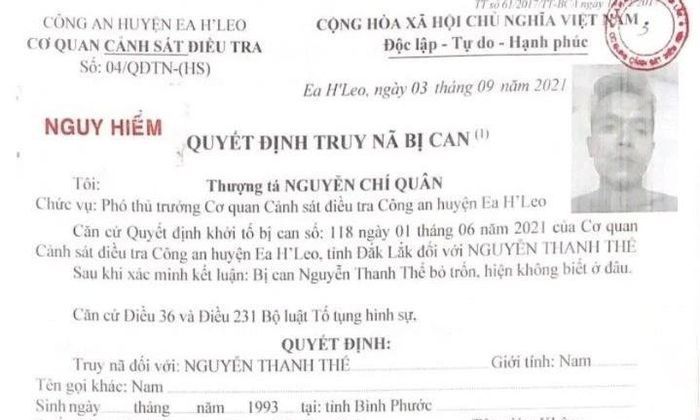 Truy nã 4 bị can gây án tại Đắk Lắk