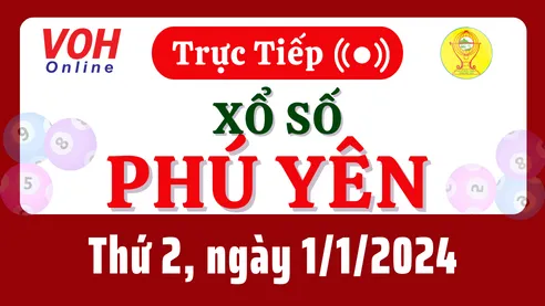 XSPY 1/1 - Kết quả xổ số Phú Yên hôm nay thứ 2 ngày 1/1/2024