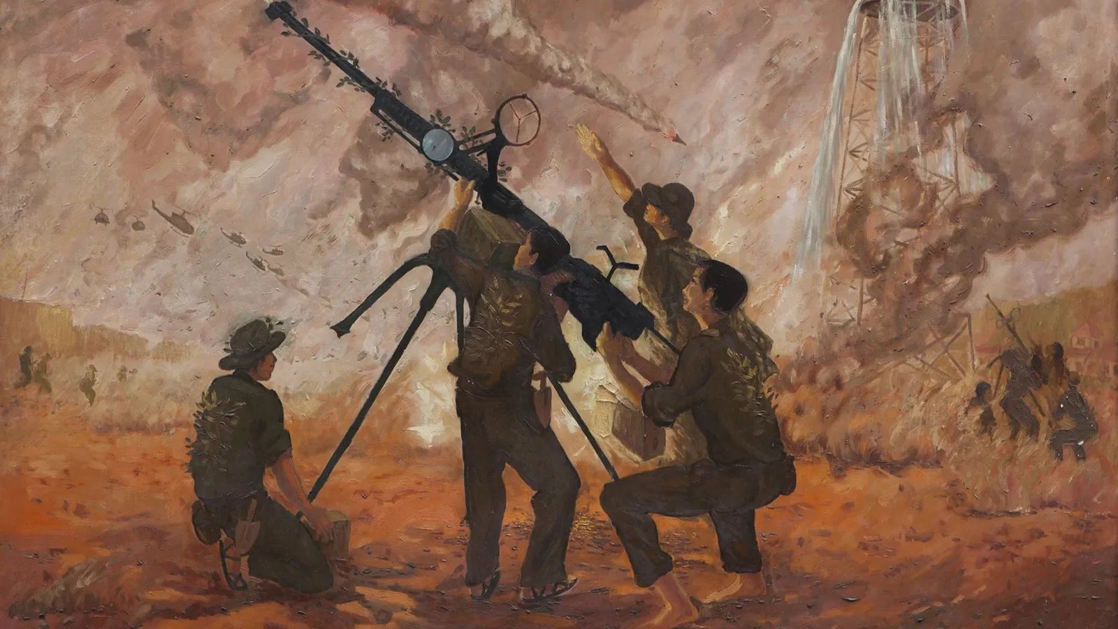 Triển lãm mỹ thuật kỷ niệm 79 năm ngày thành lập Quân đội Nhân dân Việt Nam