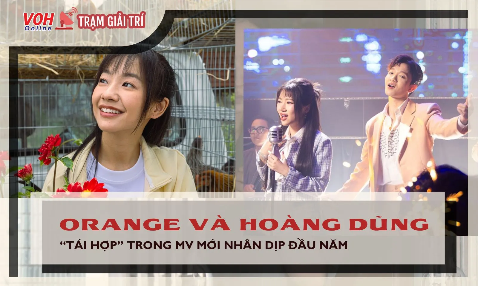 Orange và Hoàng Dũng tái hợp trong MV mới nhân dịp đầu năm