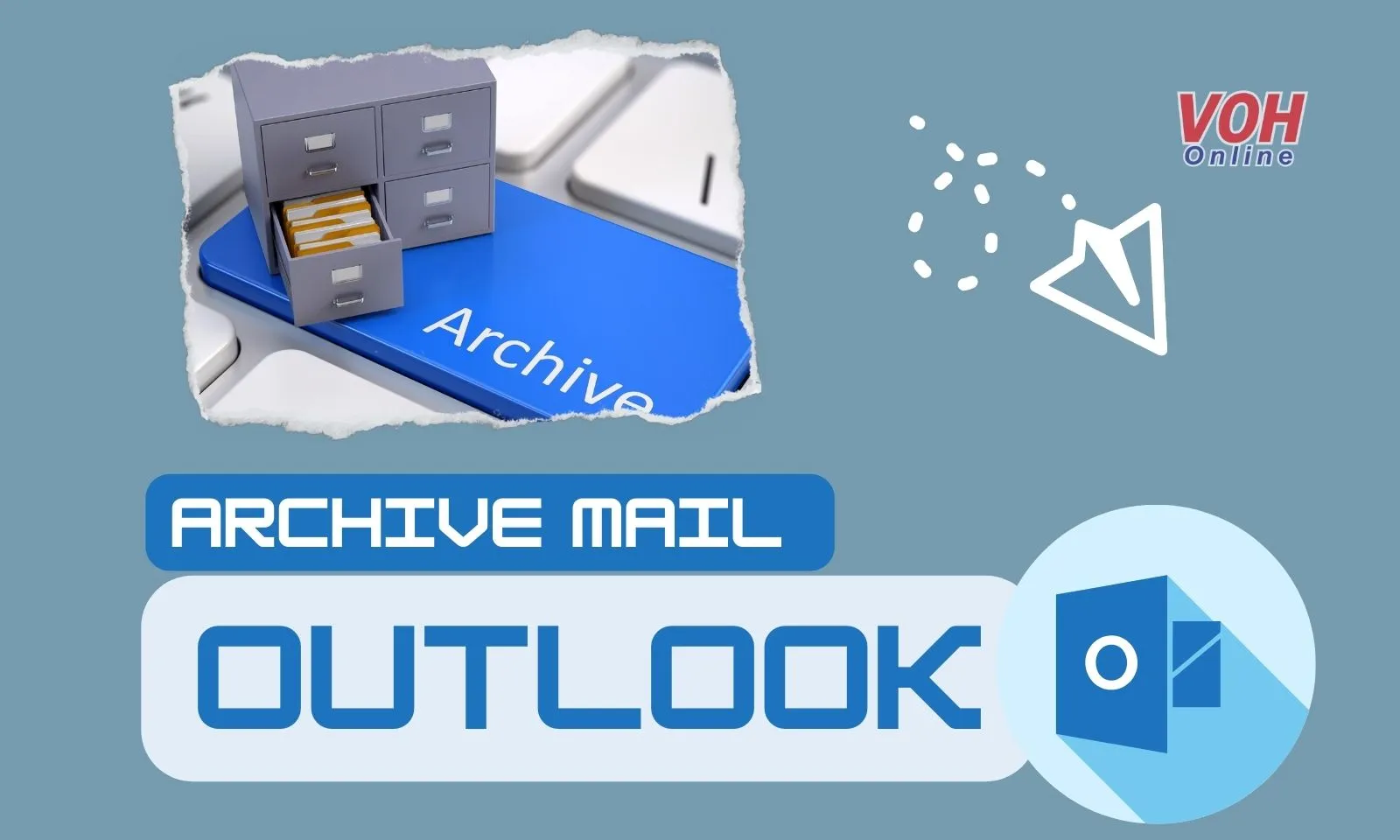 cách archive mail trong outlook trên web