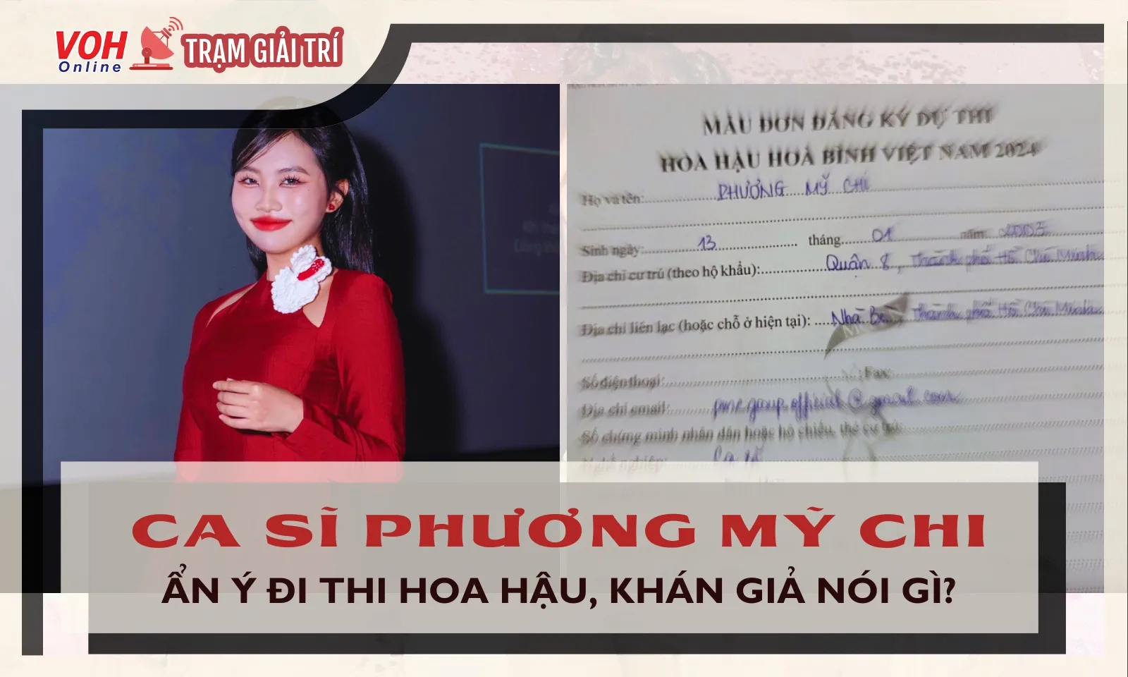 Phương Mỹ Chi tham gia cuộc thi sắc đẹp, dân cư mạng nói gì?