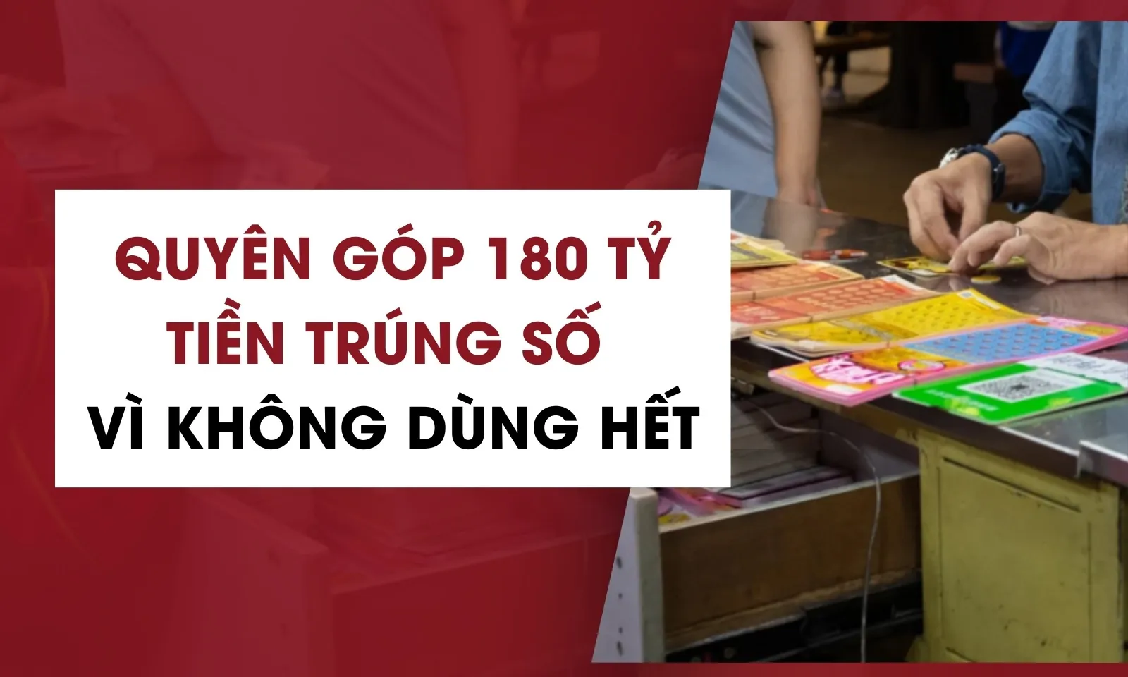 Quyên góp 180 tỷ tiền trúng số vì không dùng hết