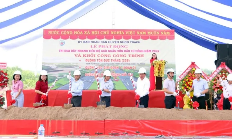 Đồng Nai: Khởi công dự án giao thông ngàn tỷ tại huyện Nhơn Trạch