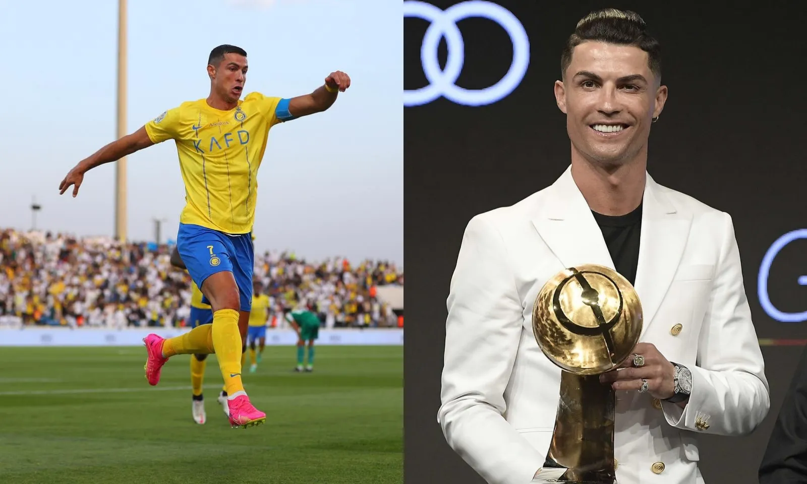 Ronaldo đánh bại Haaland và Messi, ẵm 1 giải thưởng xuất sắc nhất năm