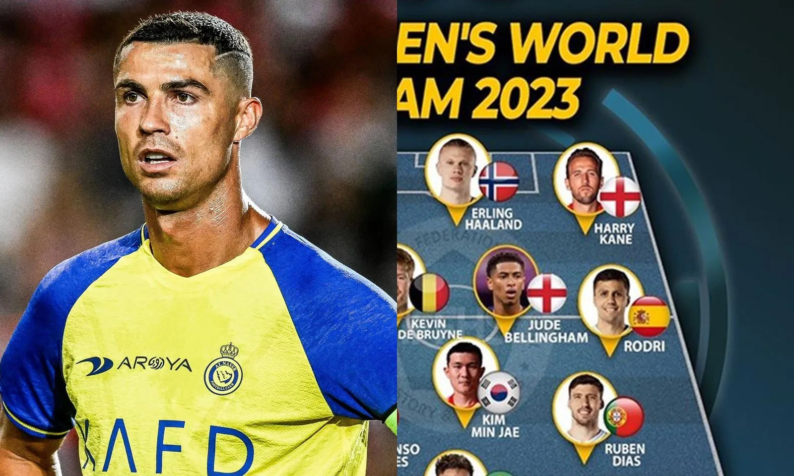 Trở thành “Vua săn bàn” 2023, Ronaldo vẫn bị IFFHS loại khỏi đội hình hay nhất năm