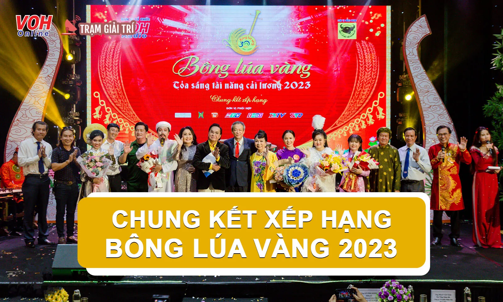 Chung kết Bông Lúa Vàng 2023 vỡ òa cảm xúc cùng giới mộ điệu cải lương