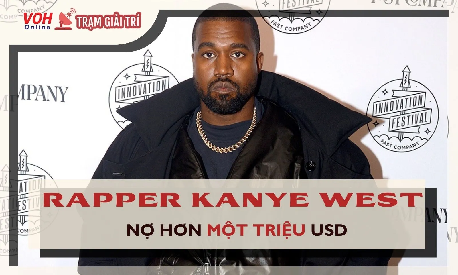 Rapper Kanye West - Từ tỷ phú đến ngôi sao bị xa lánh, nợ hơn một triệu USD