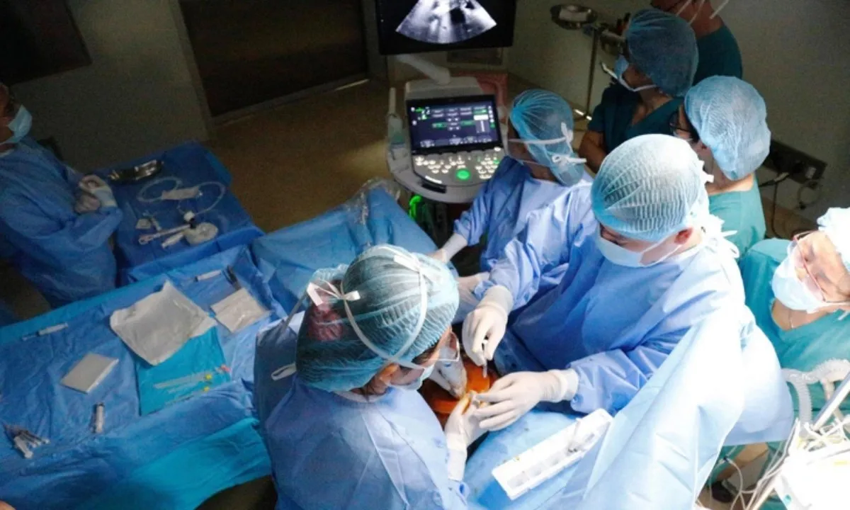 Kỳ tích thông van tim cho bào thai 32 tuần lần đầu tiên tại Việt Nam