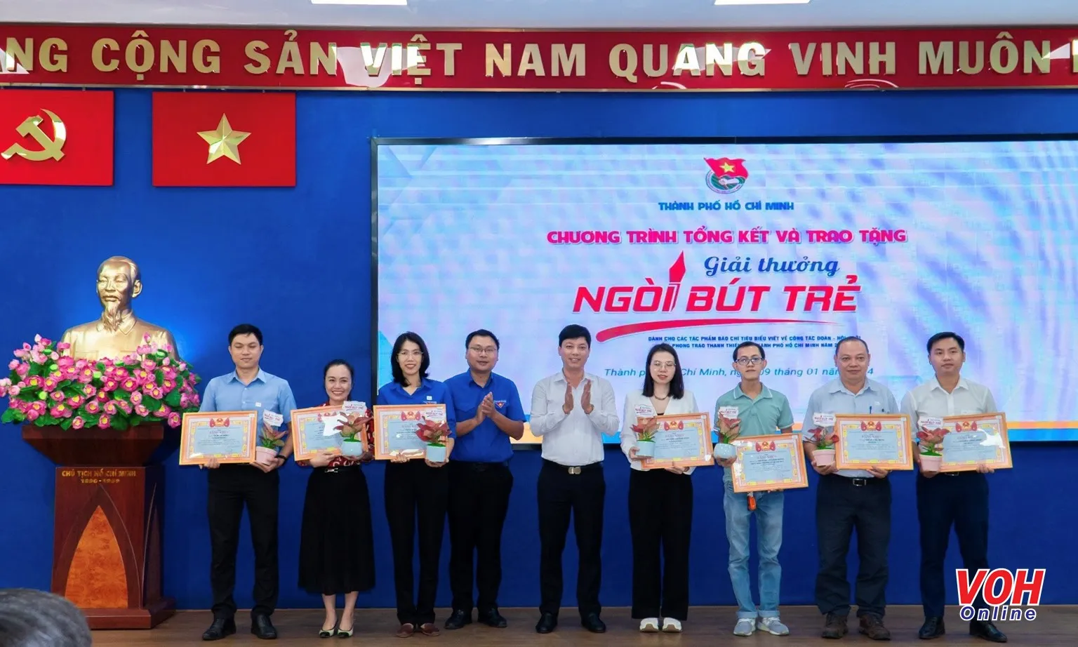 Đài Tiếng nói Nhân dân TPHCM đạt 4 giải “Ngòi bút Trẻ”năm 2023