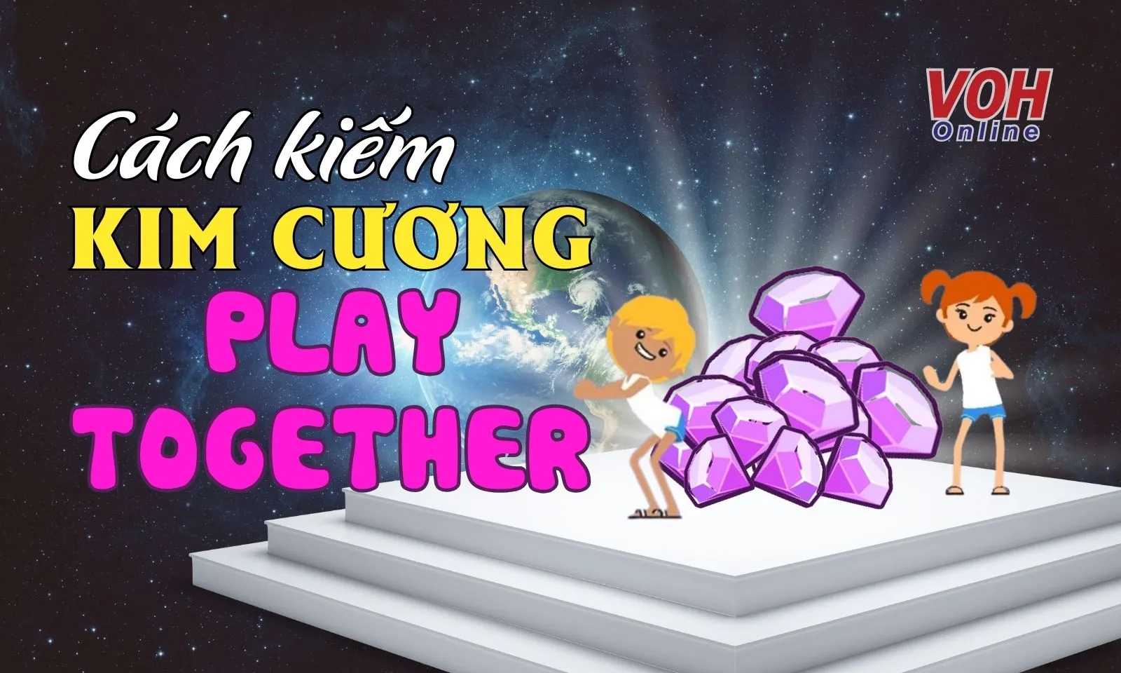 Cách kiếm 5000 kim cương trong Play Together nhanh nhất
