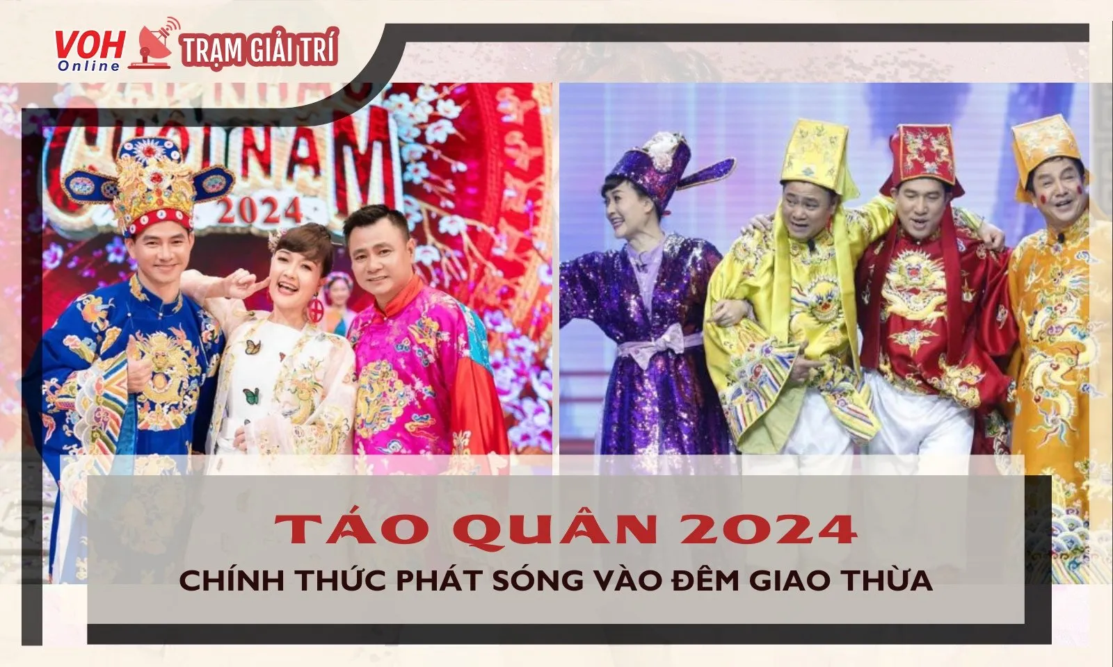 Táo Quân 2024 chính thức đón khán giả vào đêm giao thừa 2024