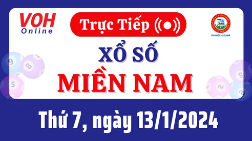 XSMN 13/1, Trực tiếp xổ số miền Nam thứ 7 ngày 13/1/2024