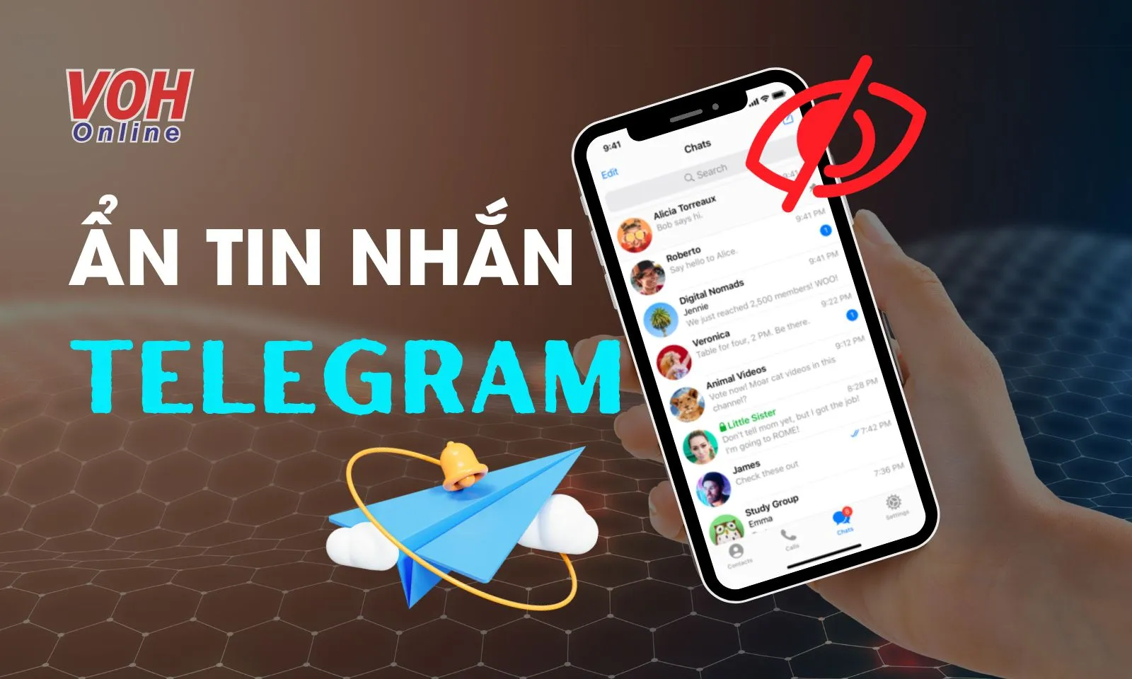 Hướng dẫn cách ẩn tin nhắn trên Telegram không cần phải xóa