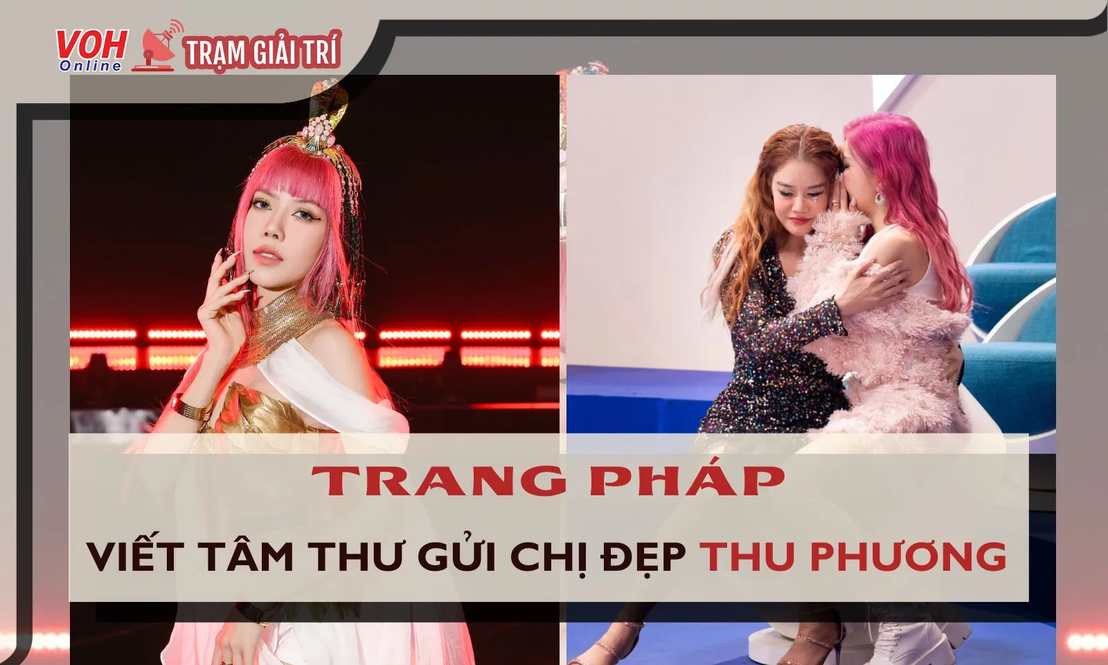 Giữa lùm xùm “nghỉ chơi” với Lệ Quyên, Trang Pháp viết tâm thư gửi chị đẹp Thu Phương